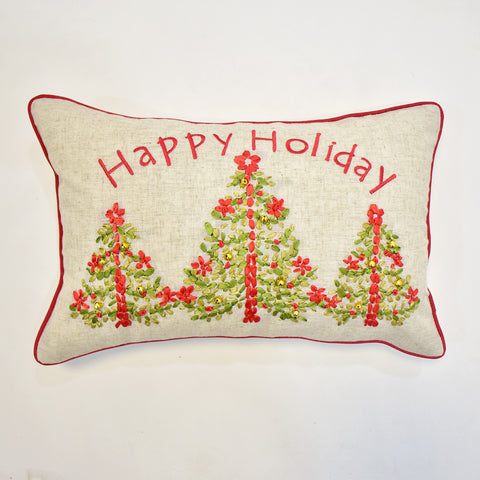 Happy Holiday Christmas Cushion Cover | 35 x 50 cm