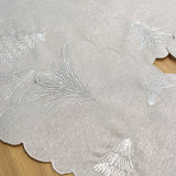 Silver Christmas Tree Rope 3 Piece Tablecloths Set