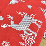 Christmas Deer Payette 3 Piece Tablecloths Set