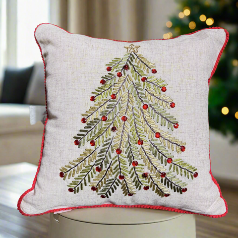 Christmas Tree Cushion Cover | 40 x 40 cm