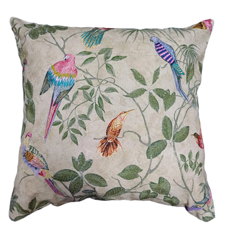 Multicolor Birds Cushion Cover | 45 x 45 cm