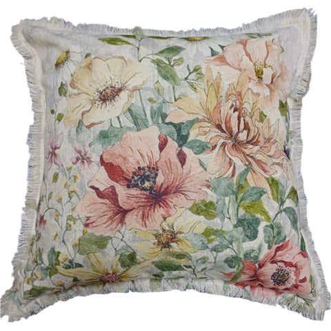 Vintage Spring Flower Cushion Cover | 45 x 45 cm