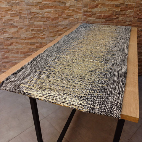 Modern Gold Stripes Table Runner | 16 x 72