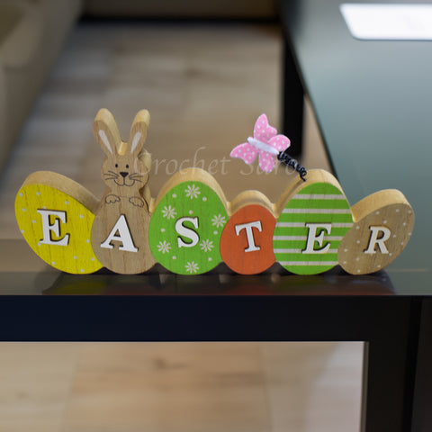 Wooden Easter Centerpiece
