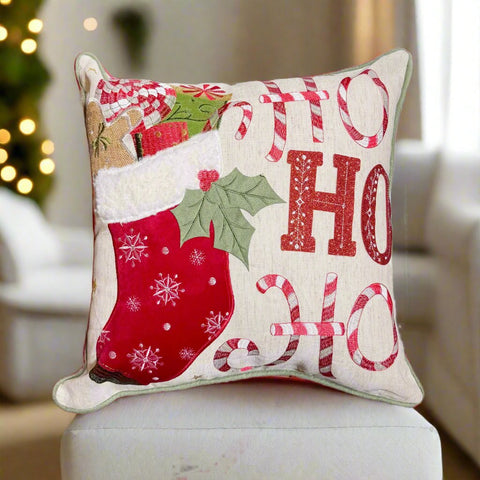 Ho Ho Ho Cushion Cover | 45 x 45 cm