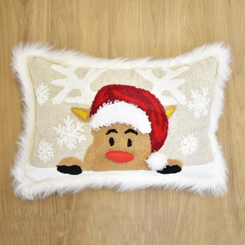 Fluffy Christmas Cushion Cover | 30 x 45 cm