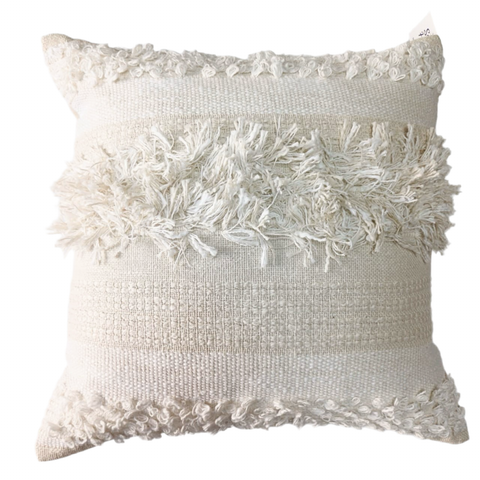 Boho Cream Cushion Cover | 45 x 45