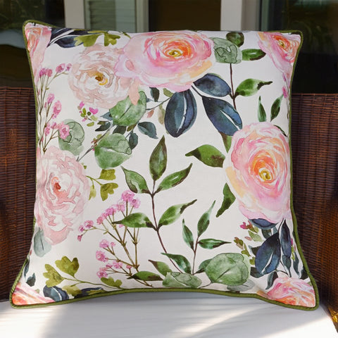 Blush Garden Cushion Cover | 45 x 45 cm