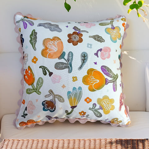 Floral Harmony Cushion Cover | 45 x 45 cm