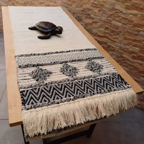 Modern Boho Table Runner | 16 x 72