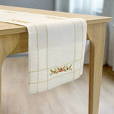 Linen-Like Christmas Table Runner | 16x72 inches