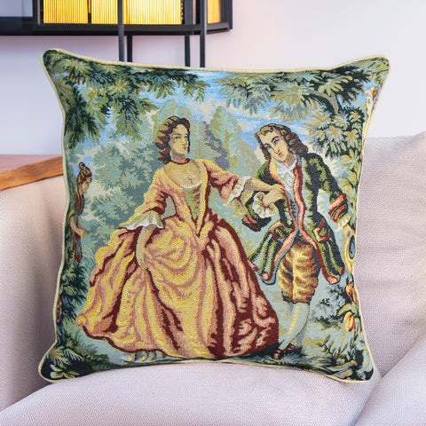 Romeo & Juliette Dance Tapestry Cushion Cover | 45 x 45 cm