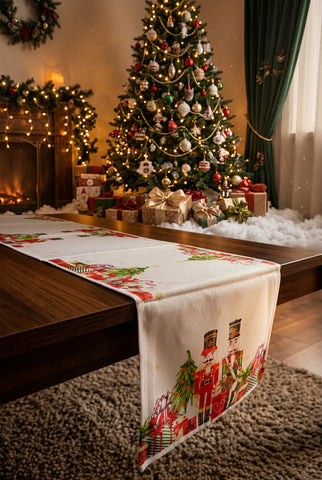 Holiday Nutcracker Table Runner | 16 x 72 inches