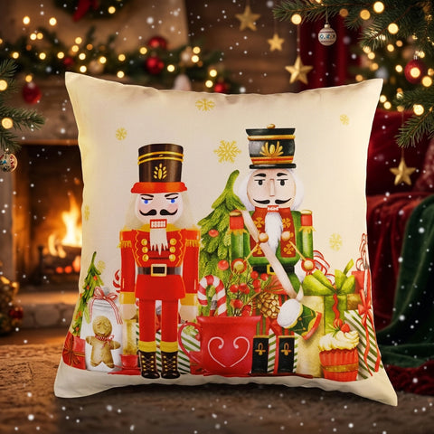 Holiday Nutcracker Cushion Cover | 45 x 45 cm
