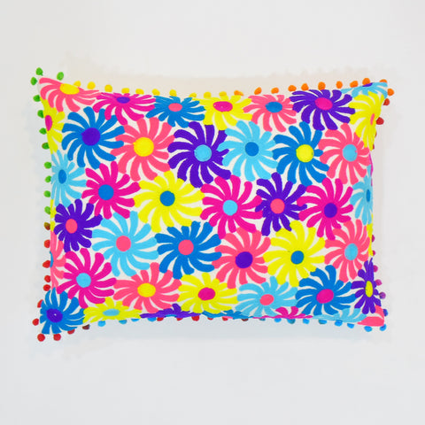 Multicolor Floral Cushion Cover | 35 x 50 cm