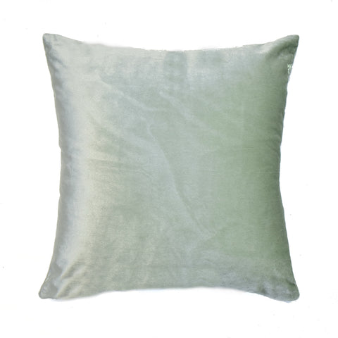 Glacial Green Velvet Cushion Cover | 45 x 45 cm