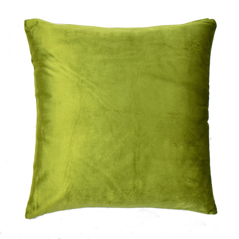 Olive Green Velvet Cushion Cover | 45 x 45 cm