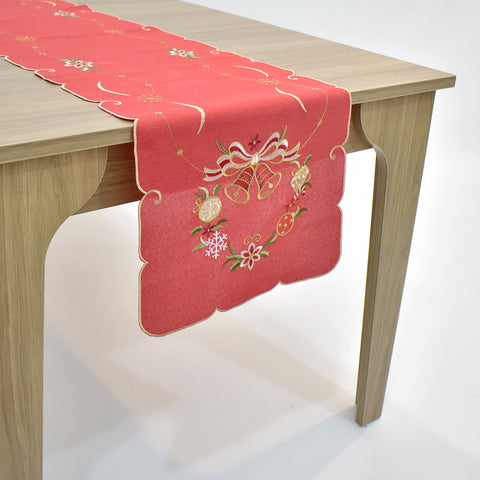 Christmas Bells Table Runner | 16x72 inches