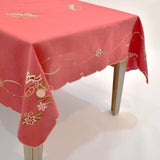 Christmas Bells Dining Table Topper | 72x144 inches