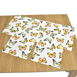 Butterfly 3 Peice Tablecloths Set