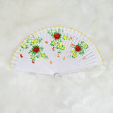 Hand-painted Handheld Folding Wooden Fans