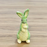 Decorative Polyresin Floral Easter Bunny